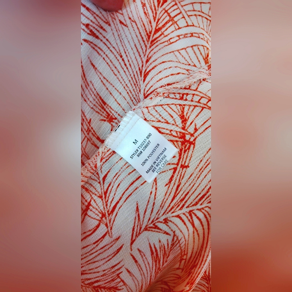 Sweet Rain Tropical Off-Shoulder Top - Picture 7 of 7